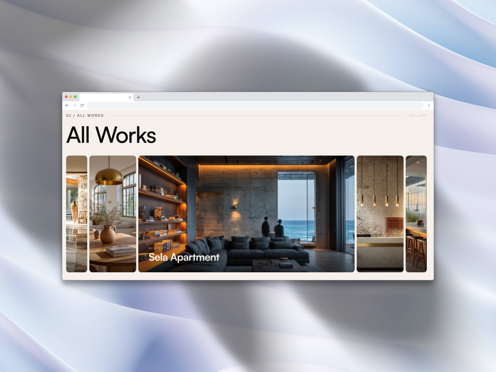 ORA Studio all works page